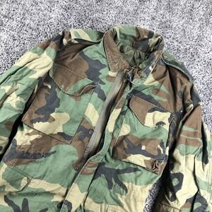 Vintage Winfield Mfg. Co. Coat Mens XS Camo Cold Weather Field Military USA